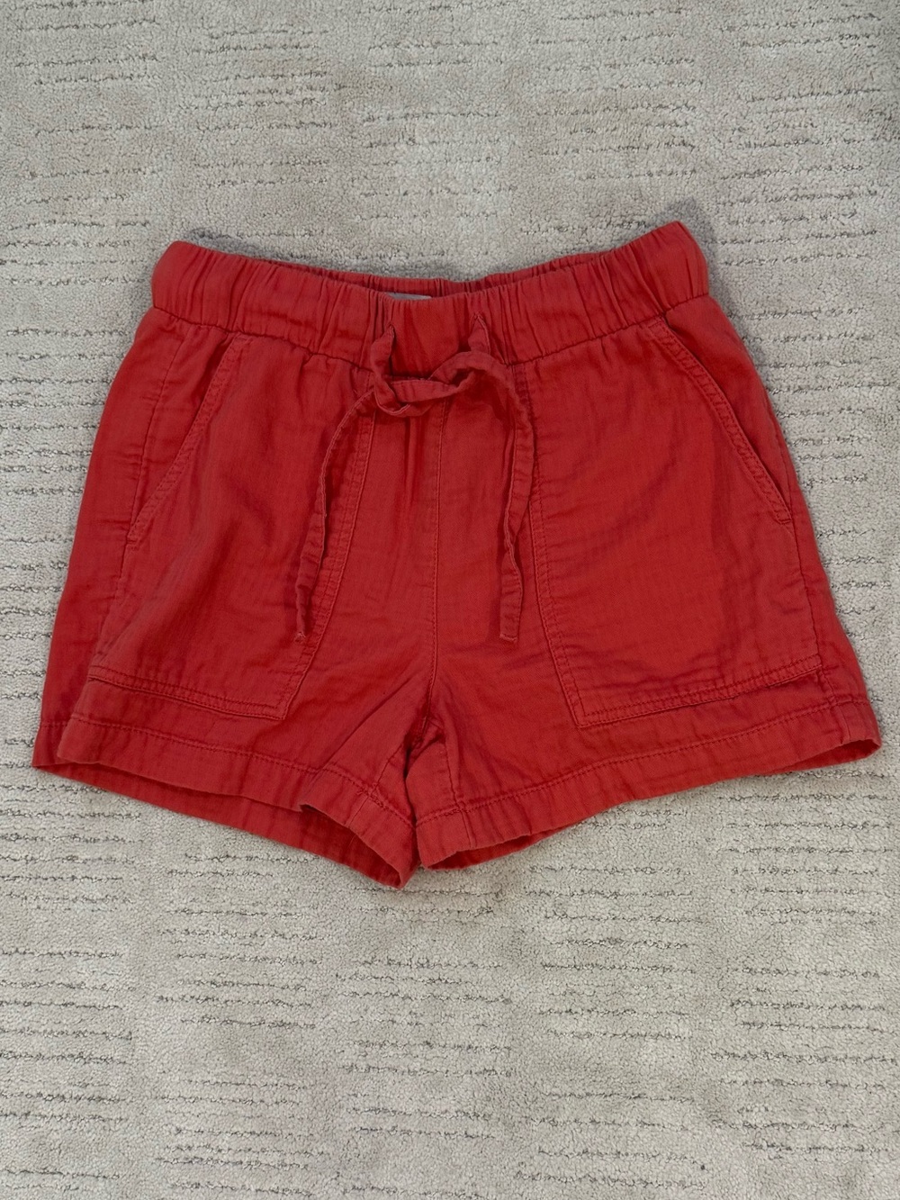 LOFT Coral Drawstring cotton  Shorts